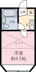 エクセル西野川の物件間取画像